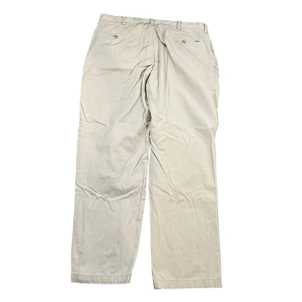 Polo Ralph Lauren Chino Pants Pleated Mens 36x30‎ Khaki Beige